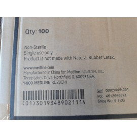 Medline *100-Gowns* Medline Polyethylene Gowns Blue X-Large Disposable NONBL200