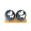 Top Chi Dove Baoding Balls with Bamboo Stand. Chiming Chinese