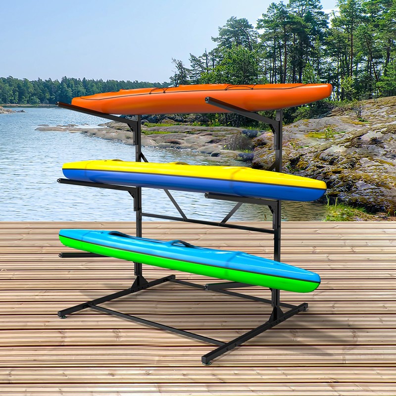 ZSLTLDU Kayak Racks for Outdoor Storage, Kayak Storage Rack, 3