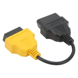 Qinlorgo OBD2 Cable, ABS OBD2 Extension Cable Diagnostic Testing Easy Installation for Auto ECU Scanner