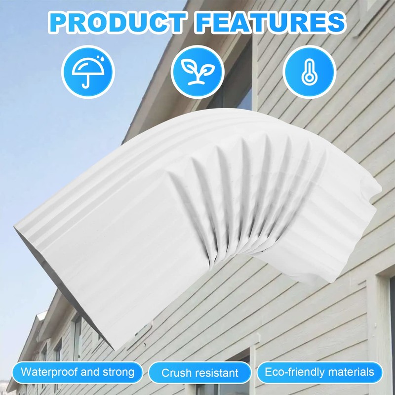 Downspout Gutter Elbow Style B 3" x 4" Angle is