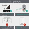 MoesGo WiFi Wall Push Button Smart Light Switch,Multi-Control, 2.4GHz WiFi