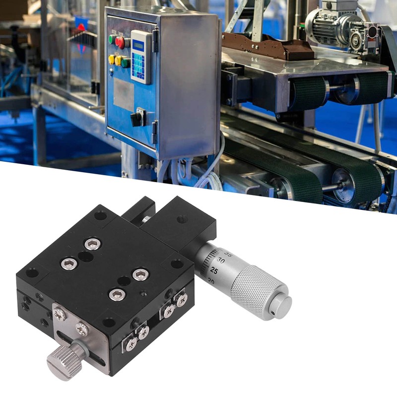 Linear Stage X Axes 40x40mm Micrometer Manual Displacement Platform Sliding