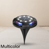 12-LED Solar Ground Lights for Outdoor Landscaping – IP65 Waterproof
