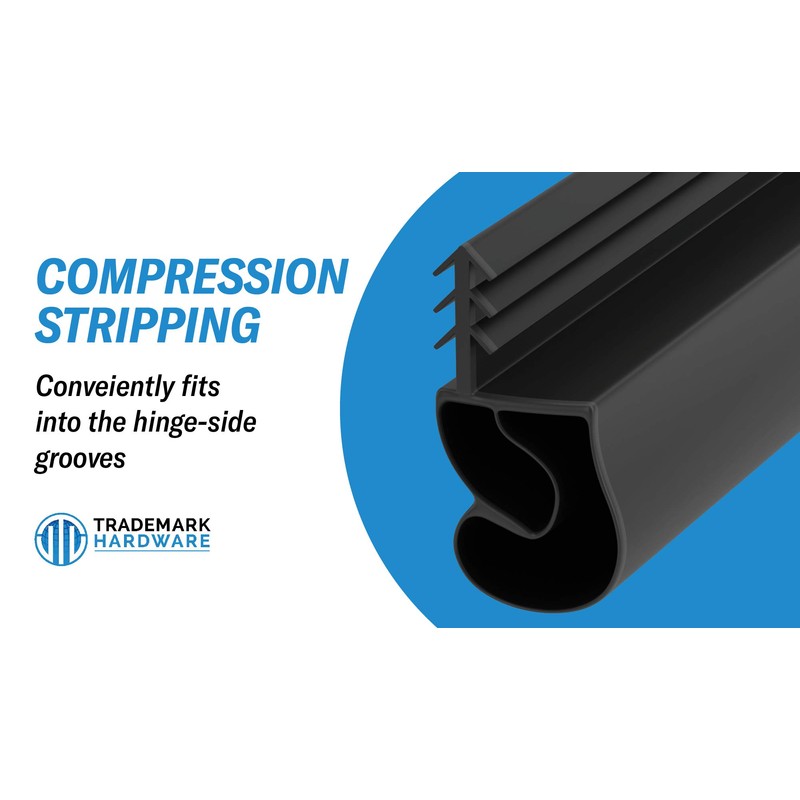 TMH Magnetic Weather Stripping Door Seal for Metal Doors -