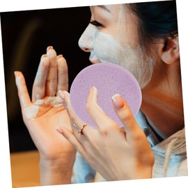Beavorty Soft Face Wash Sponges for Cleansing Exfoliating 60pcs Multicolored Makeup Removal Travel-sized for Women