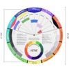 HOTWE Color Mixing Guides Wheel, 2 Pack Pigment Mixing Guide