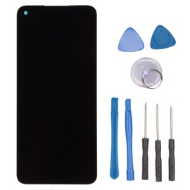 Reemplazo de Pantalla de Teléfono Móvil, Material LCD, Digitalizador de Pantalla Táctil de Pantalla LCD con Kit de Herramientas de Reparación para Teléfono A52 A72 A92