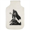 'Viking Standing on Cliff' Hot Water Bottle Cover (HW00036919)