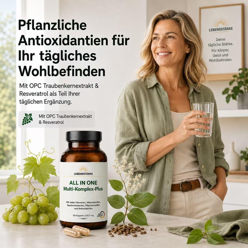 Multivitamin Complex Plus All-in-One, the unique quality blend of the