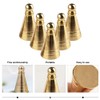 Brass Incense Cone Mold Kit - 5Pcs Golden Cone Incense