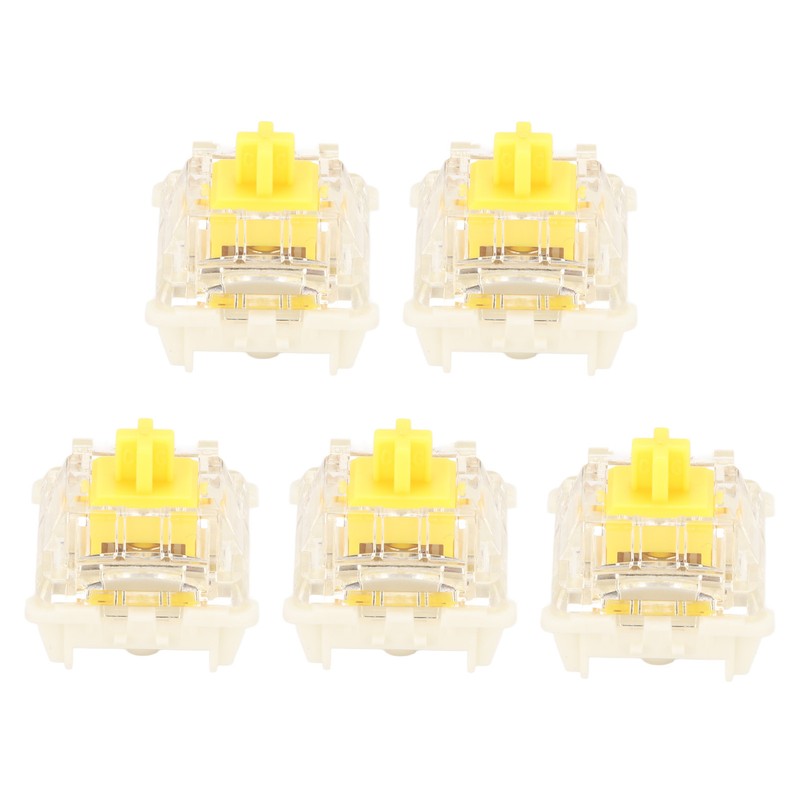 45Pcs Mechanical Keyboard Switches Waterproof Backlight Silent Linear Mechanical Key