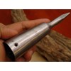 Mountain Pole Tip Hand Made Carbon Steel 1095 4208, Silver