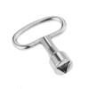 Zinc Alloy Cam Black Lock with Triangle Keys Mailbox Drawer