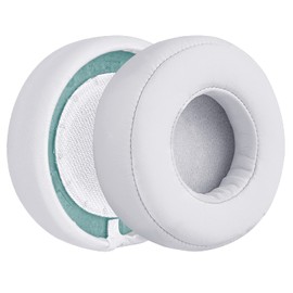 Geekria Ohrpolster kompatibel mit Monster Beats by Dr. DRE, Pro Detox Kopfhörer, Ohrpolster, Kopfhörerspitzen, weiß