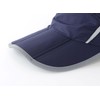 Connectyle Folding Mesh Sports Cap, Reflective, Striped, Breathable, Runner Cap,