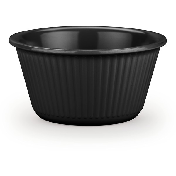 Carlisle FoodService Products Plastic Ramekins, Sauce Bowl For Catering, Kitchen, Restaurant, 4 Ounces, Black