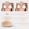 FHTECO Cakes Nipple Cover Silicone Self Adhesive Bra Breathable Sticky