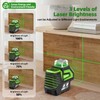 Huepar Self Leveling Laser Level Green Cross Line Laser with