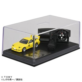 Takara Tomy FD3S RX-7 Premium Unlimited STEERING VIEW Initial D (Volume 1 Specifications) Mini Car Toy for Ages 6 and Up