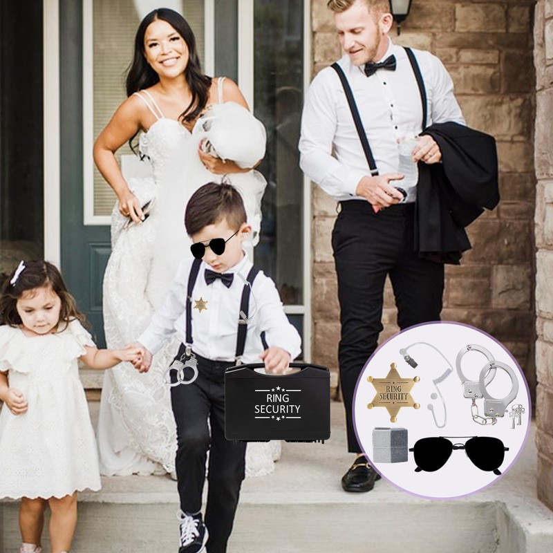 Newbyst Ring Security Wedding Ring Bearer - Ring Box Gifts