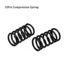 TA-VIGOR 10Pcs Compressed Spring, 10mm Outer Diameter 1.2mm Wire Dia