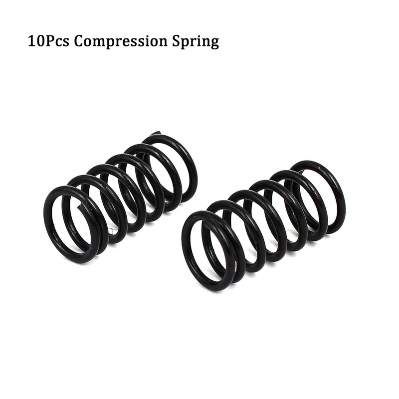 TA-VIGOR 10Pcs Compressed Spring, 10mm Outer Diameter 1.2mm Wire Dia