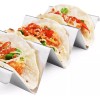 Unbranded Taco Holder Stand 4 Packs - Stainless Steel Taco