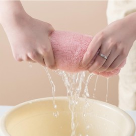 Housoutil Toalla de Microfibra para Secado Rápido de Cabello, Absorbente de Agua y Portátil, Hecha de Terciopelo Coral Rosa, Adecuado para Uso en Casa y Viajes