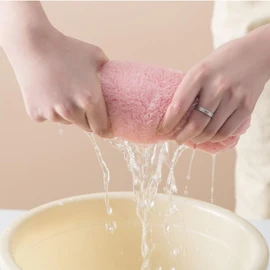 Housoutil Toalla de Microfibra para Secado Rápido de Cabello, Absorbente de Agua y Portátil, Hecha de Terciopelo Coral Rosa, Adecuado para Uso en Casa y Viajes