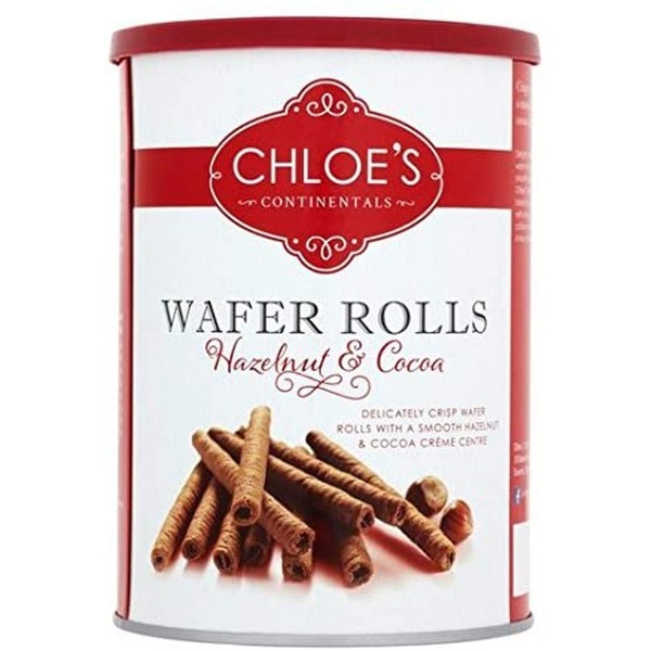 Chloe's Continentals - Wafer Rolls - Hazelnut & Cocoa - 400g