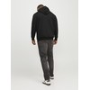 JACK & JONES Male Hoodie Plus Size Plain Hoodie, black