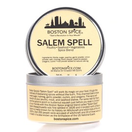 Boston Spice Salem Spell Homemade Blackening Seasoning Blend Beef Poultry Fish Turkey Steak Thighs Breasts Wings Grilling Barbecue Smoker Baked Dry Rub Vegetables Seafood Shrimp 1 Cup Spice 5.3oz/152g Tin