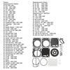 25pcs Rubber Carburetor Rebuild Set Replacement for SeaDoo GS GSI