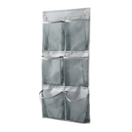 IFUDE Shoe Organiser, Camping Shoe Holder, Motorhome, No Drilling, Shoes Organiser, Closet, Hanging for Cupboard, Door, Motorhome, Shoe Storage, 6 Large Mesh Pockets, Non-Woven Fabrics