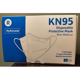 myremede KN95 Disposable Protective Masks (MyRemede Brand - 10 Pieces Per Box)