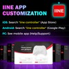 IINE Clear Storage Case for Switch 2 Console, Full-Body Hard