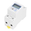 1 Phase 2 Wire Energy Meter Multifunctional LCD Digital Display