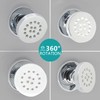 HOMEDEC 2inch Brass Shower Body Sprayer Jets Shower Head, Valve