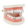 OOCC 18K Gold Plated Hip Hop Teeth Grillz Caps Iced