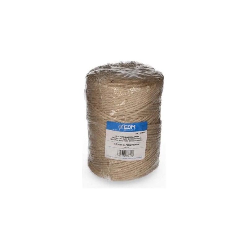 EDM Thread Spool Natural Elastic Natural Fibre Biodegradable