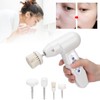 Electric Facial Cleansing Brush Plastic Rotary Exfoliating Brush Rechargeable Face