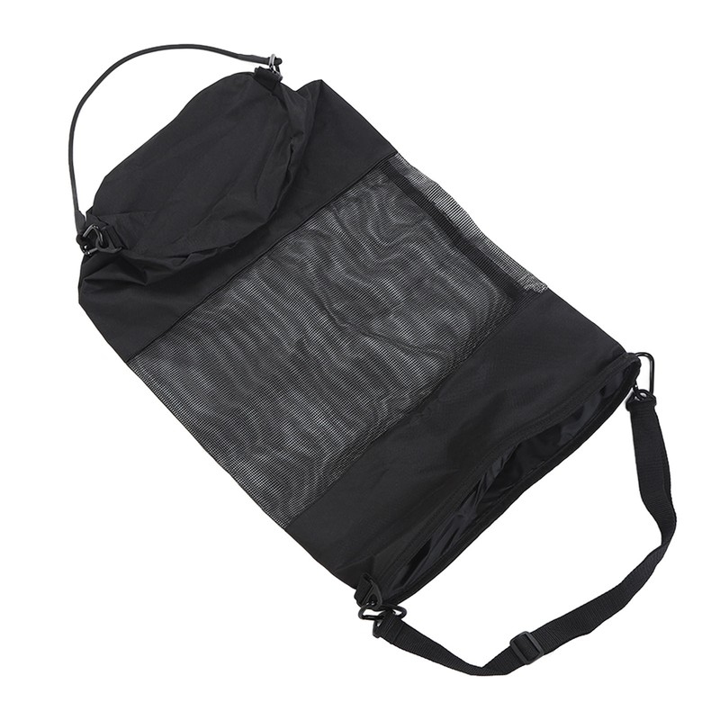 Mesh Trash Bag Washable Large Capacity Lightweight Portable Outdoor Garbage