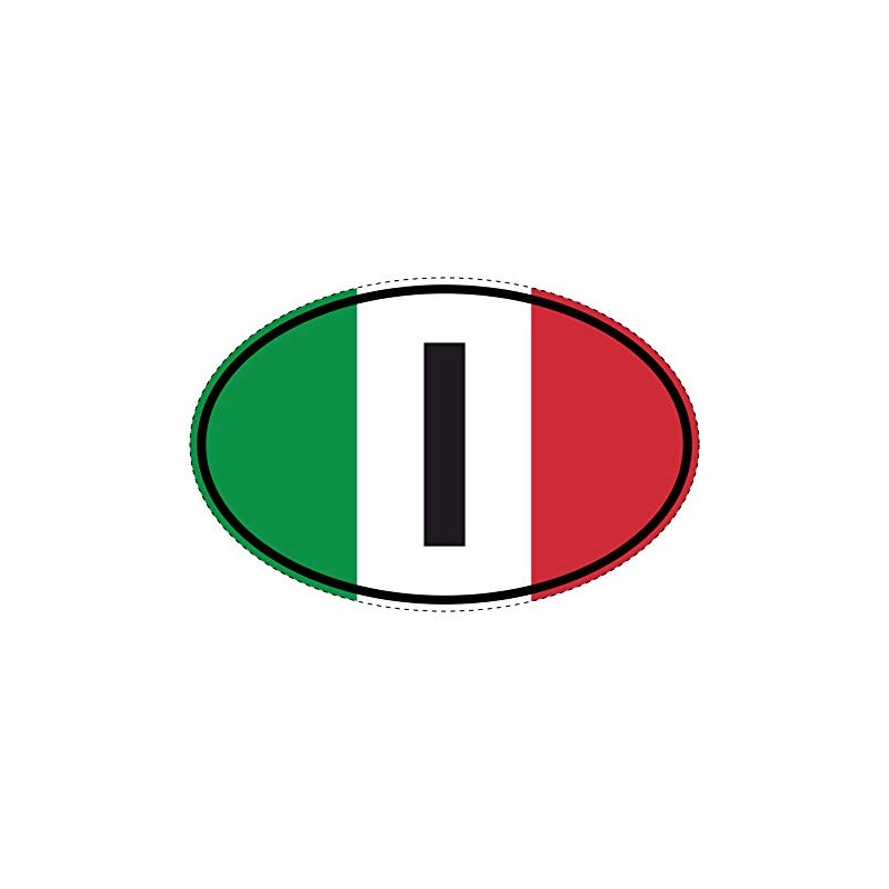 Generisch Sticker Country Number Plate Italy | Sticker | Flag