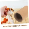 Abaodam Hamster Tunnel Hideout Paper Material Easy Assembly Safe Comfortable