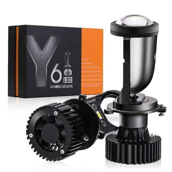 CYNBHH - Mini led Canbus Y6 H4 superbrillante con lente