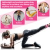 2pcs Adjustable Ankle Straps for Cable Machine with 2 Gourd-Shaped