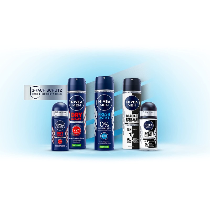 Nivea Men Dry Impact Antiperspirant Roll-On 50ml