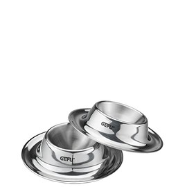 GEFU OVO Egg Cups - Set of 2 Stainless Steel Egg Holders | Stackable, Dishwasher Safe & With Spoon Rest | Perfect for Breakfast & Brunch