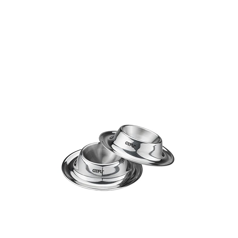 GEFU OVO Egg Cups - Set of 2 Stainless Steel